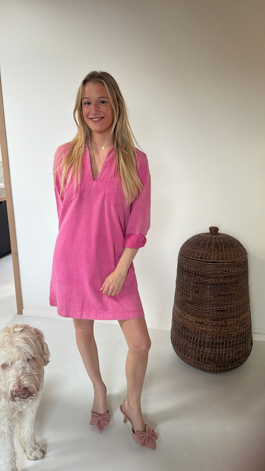 Pink dress Carla