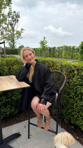Black oversized blazer