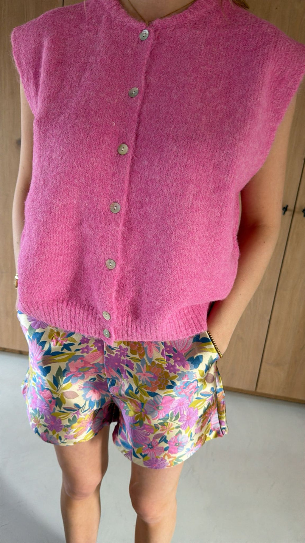 Cardigan pink