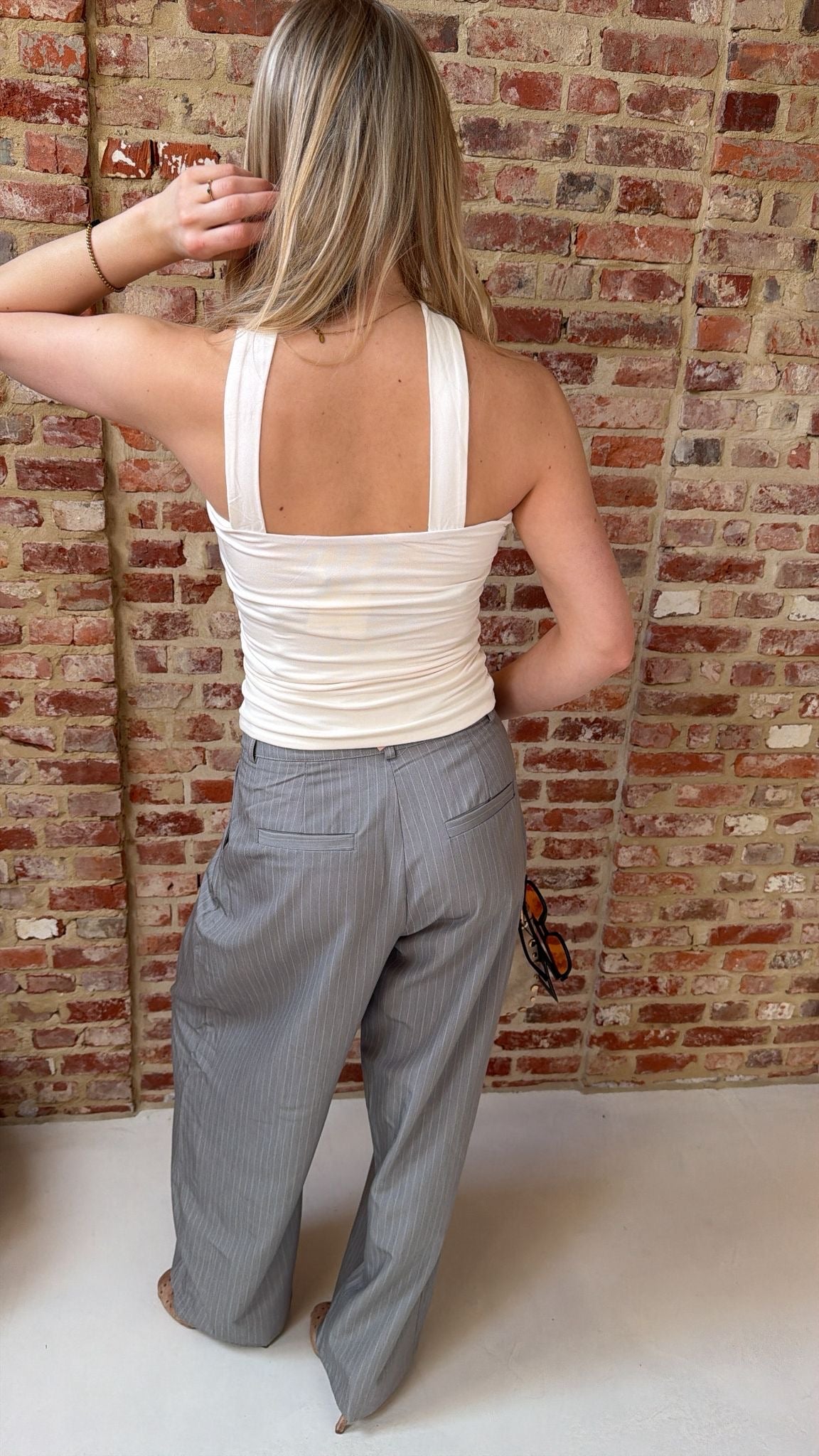 Flowy pleated highwaisted pand