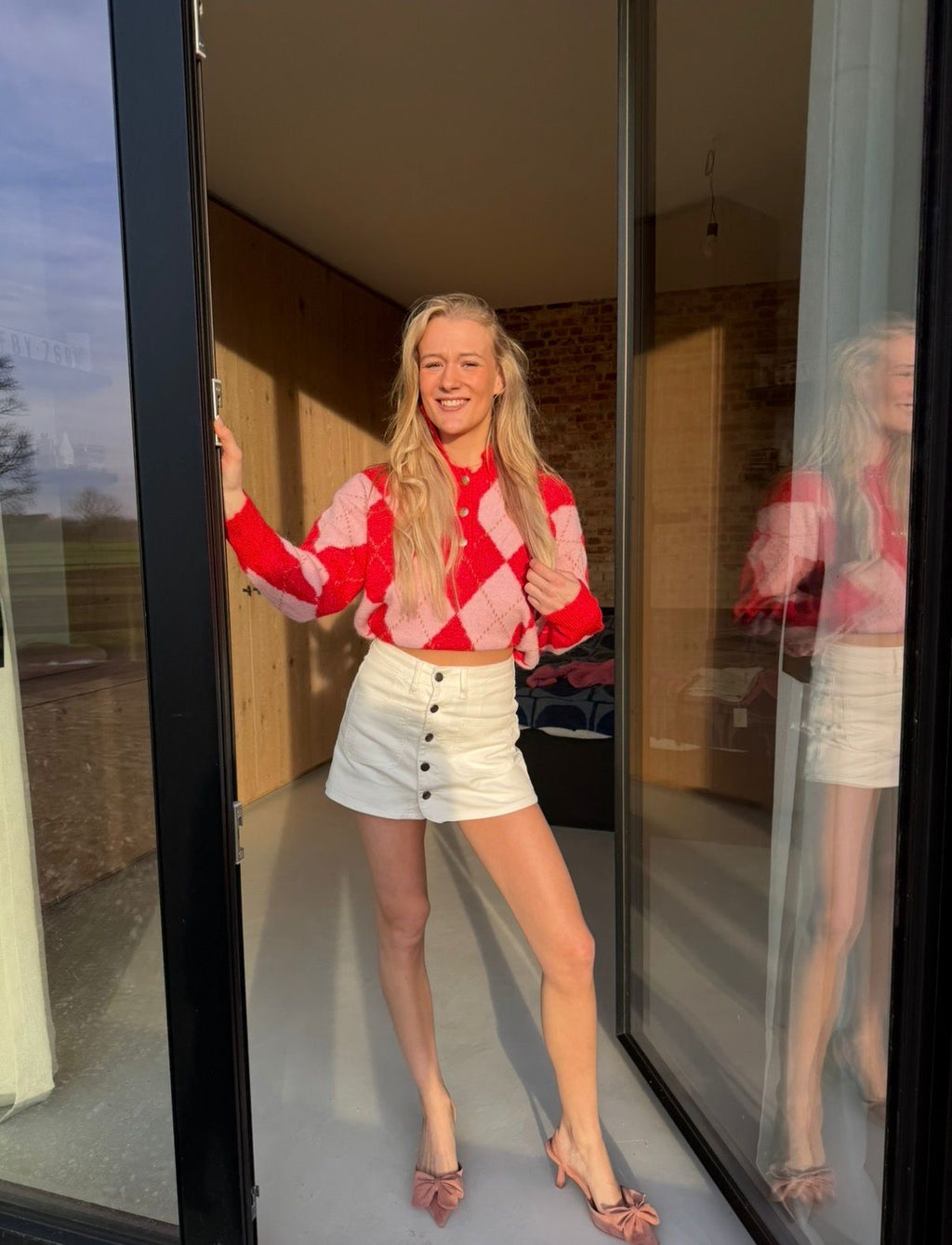 Valentine red sweater