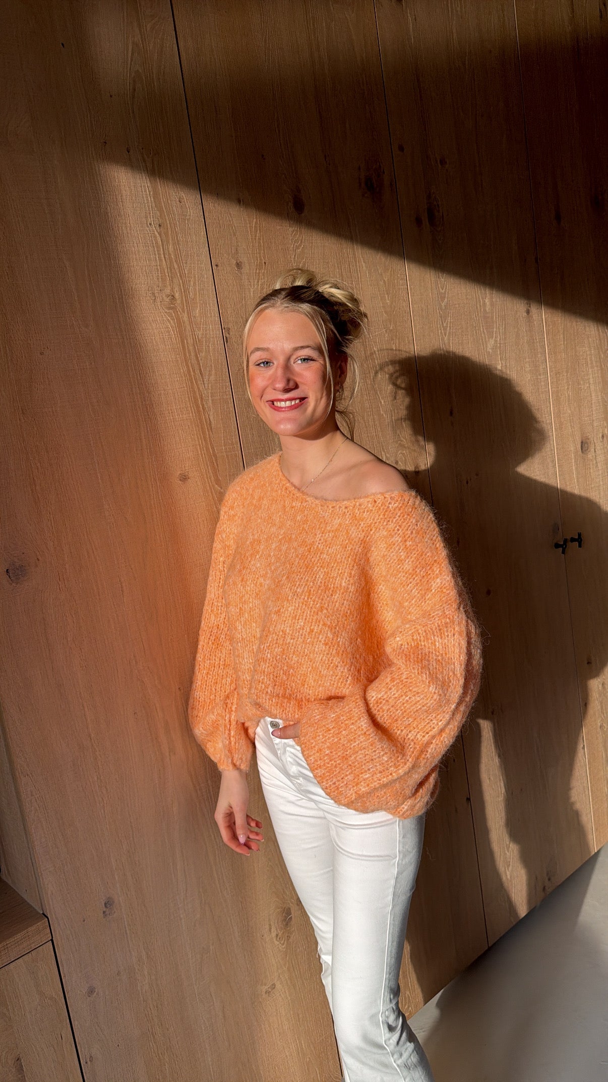 Sweater orange Justin