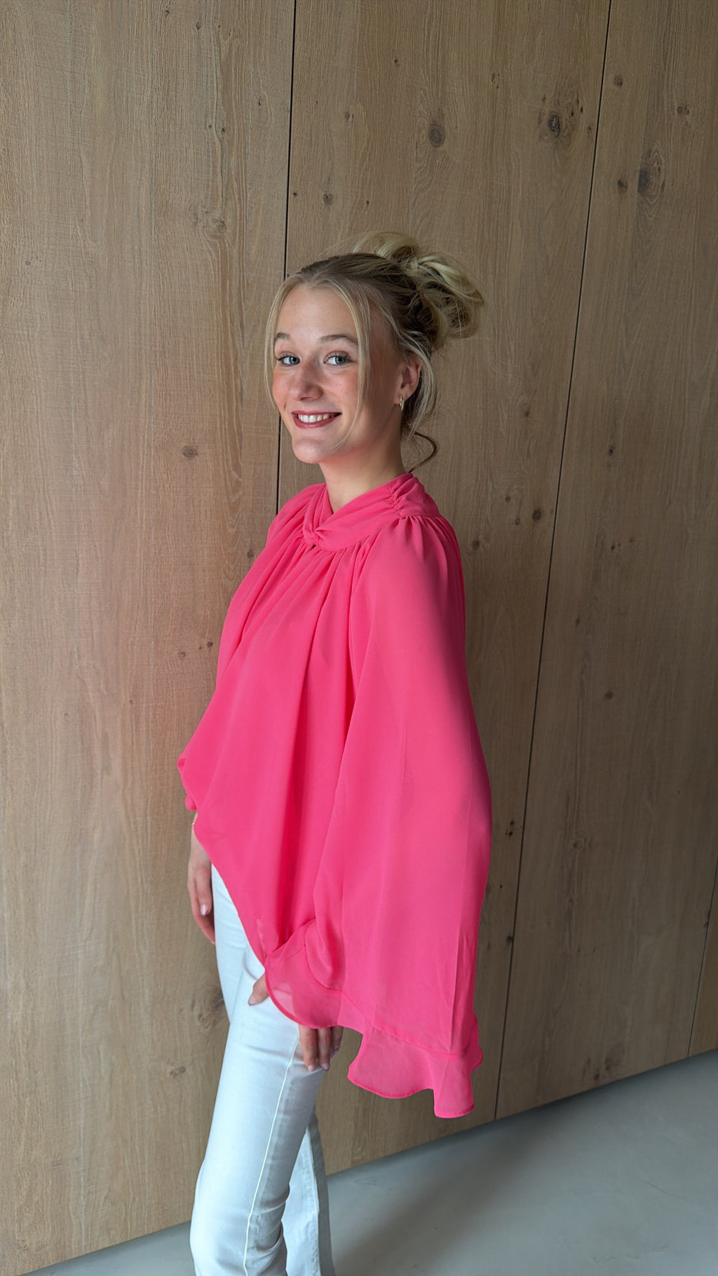 Blouse fuchsia Kay