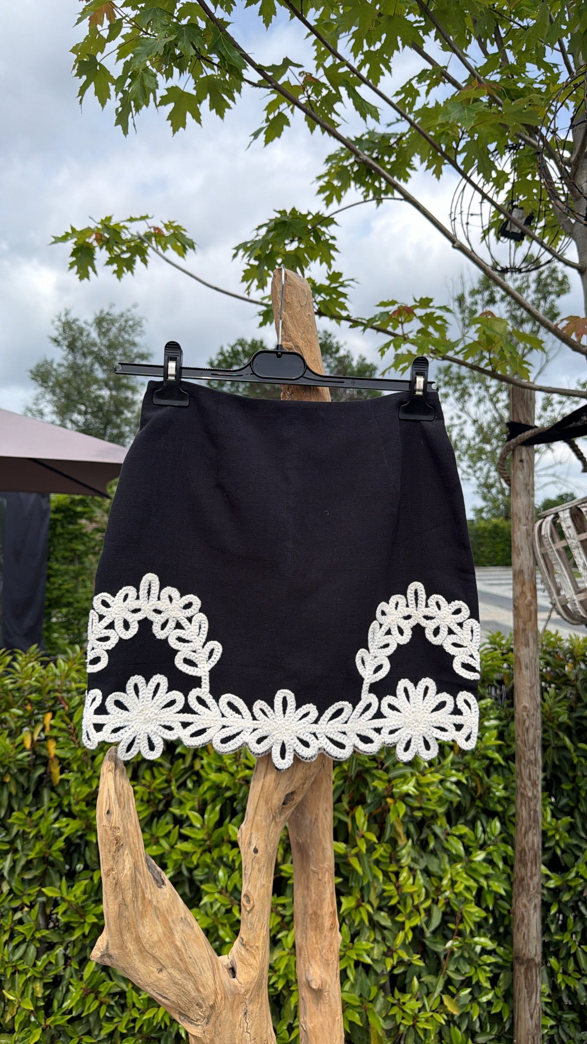 Skirt with lace Donny