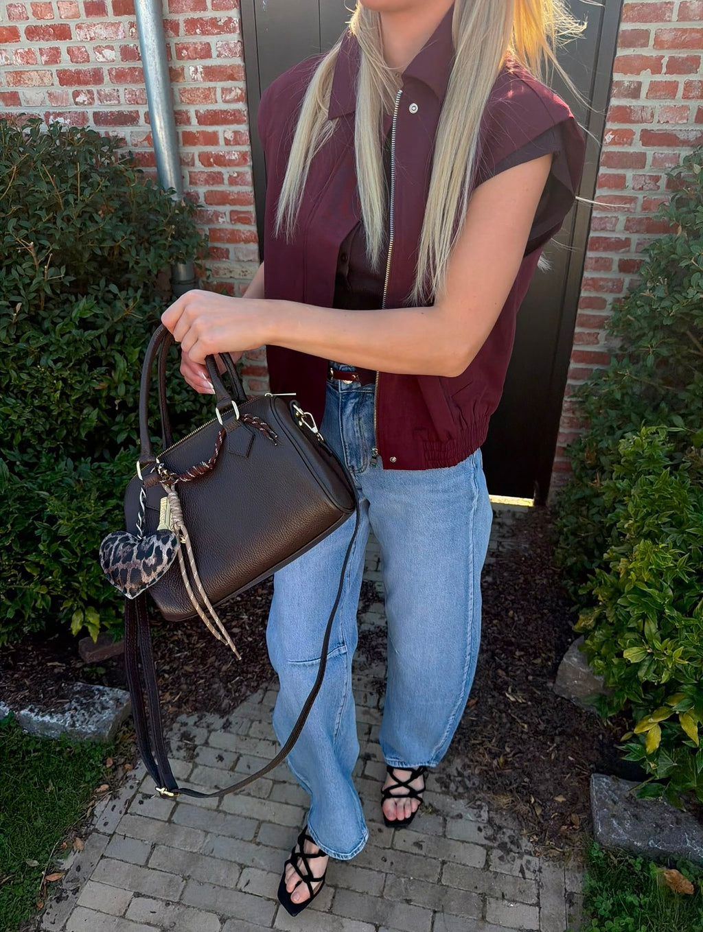 Gilet bordeaux