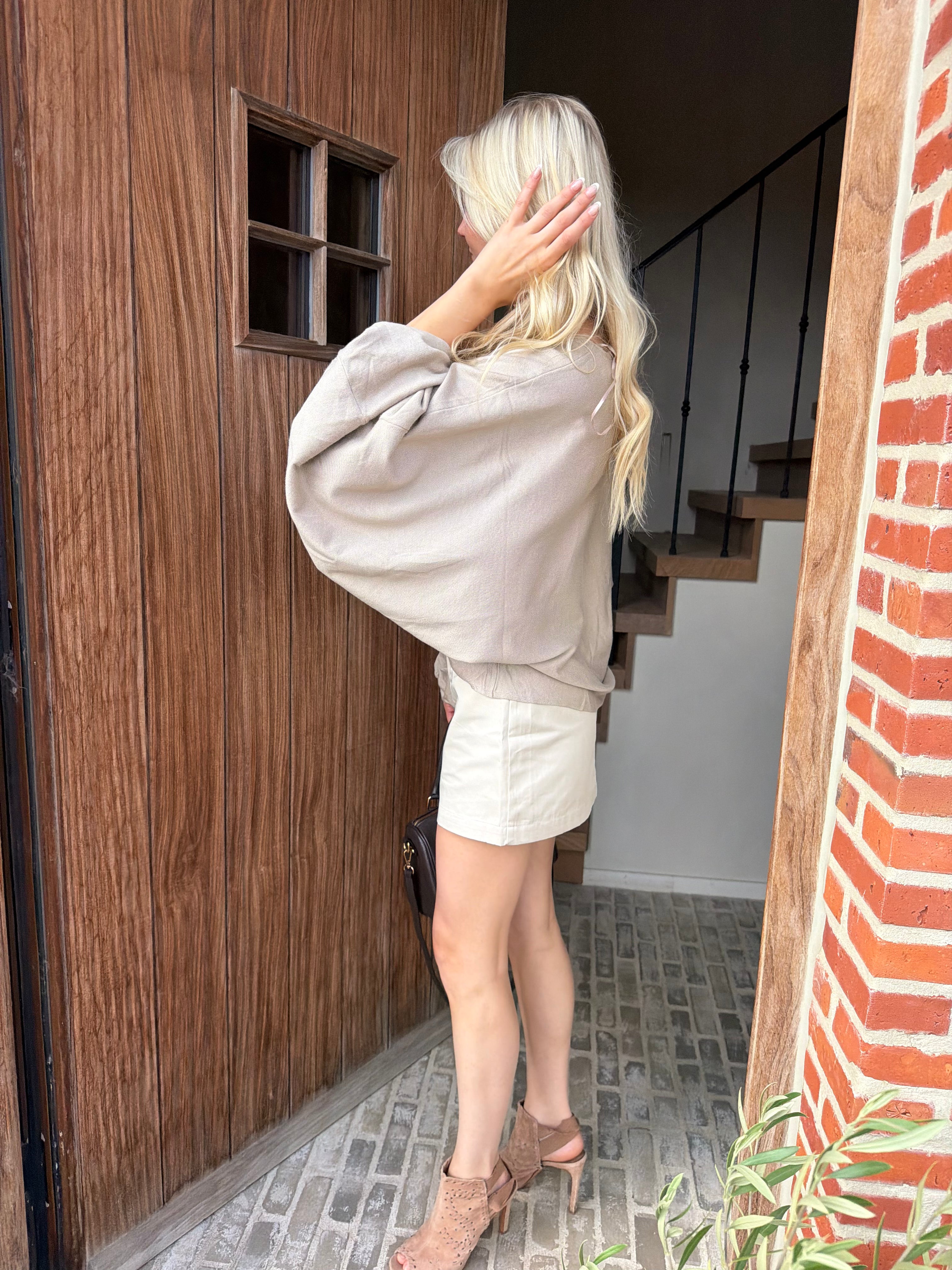 Loose fitting top/blouse