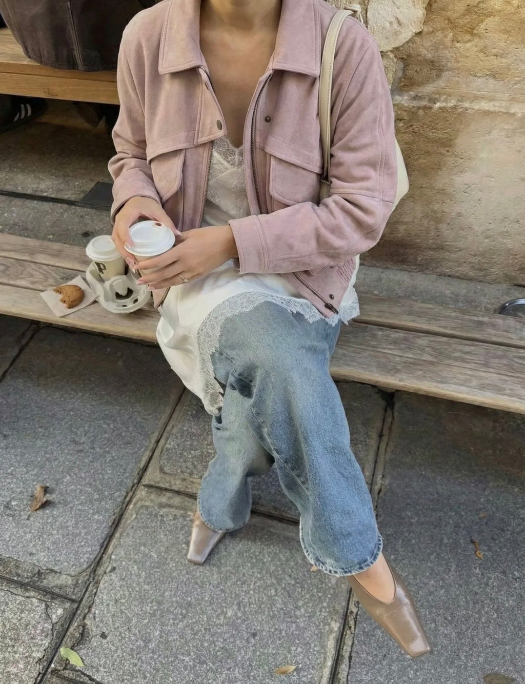Powder rose jacket