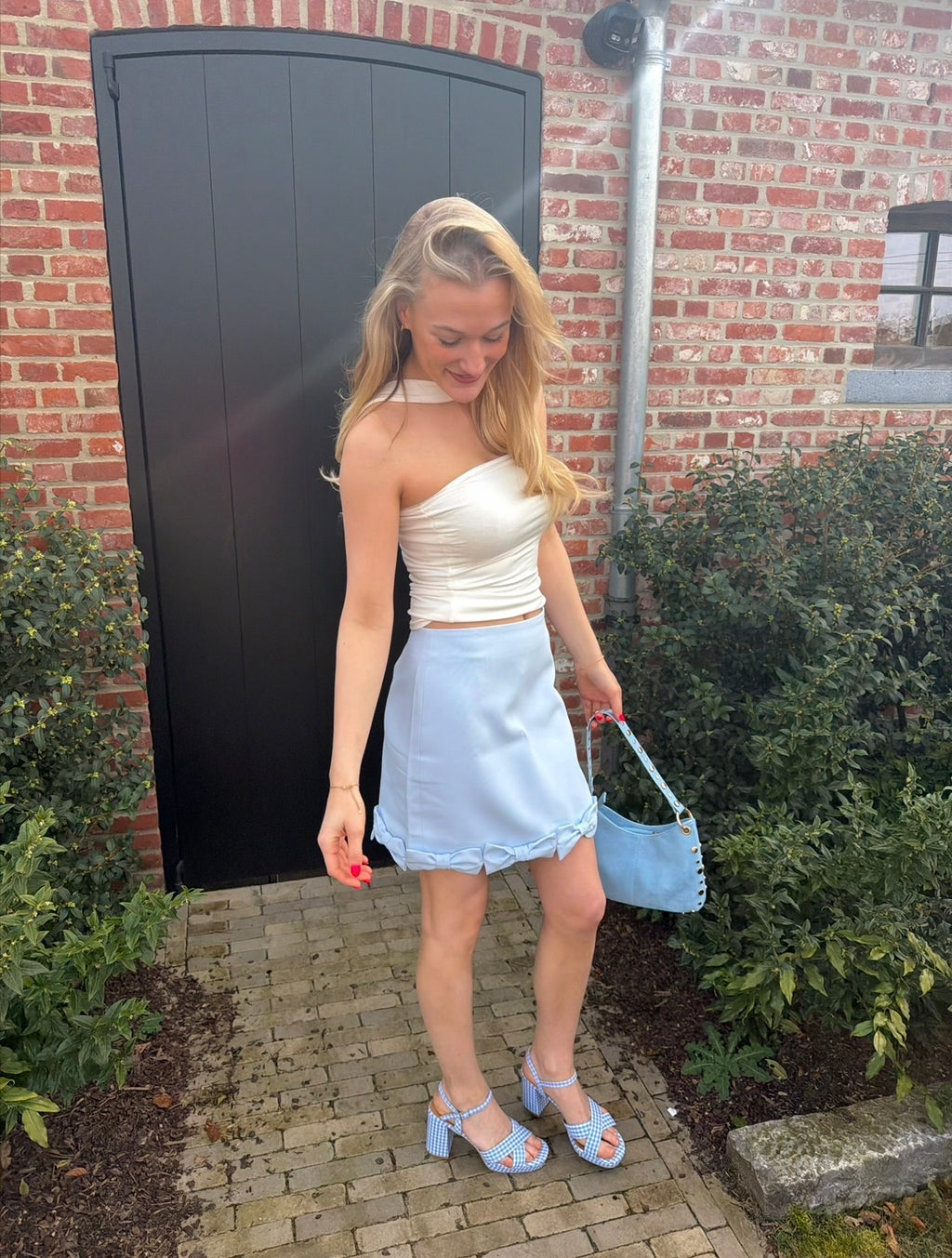 Sky blue Skirt