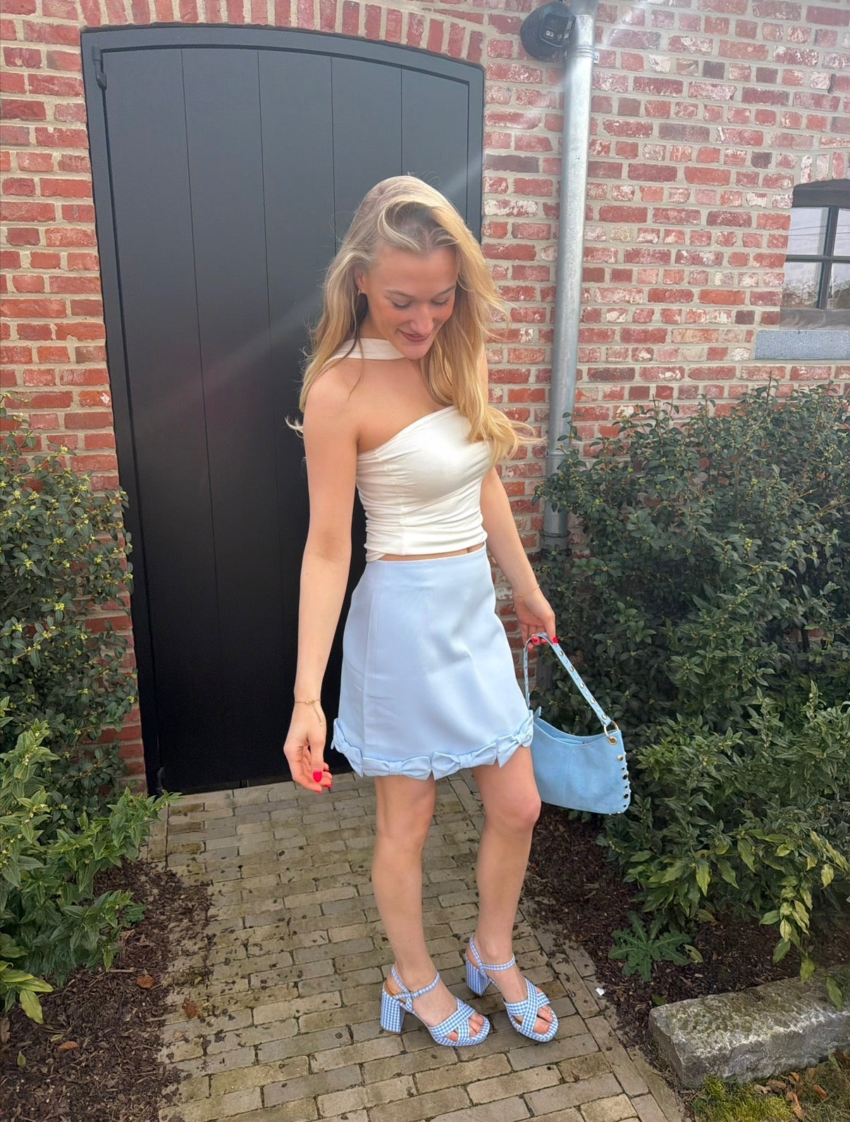 Sky blue Skirt