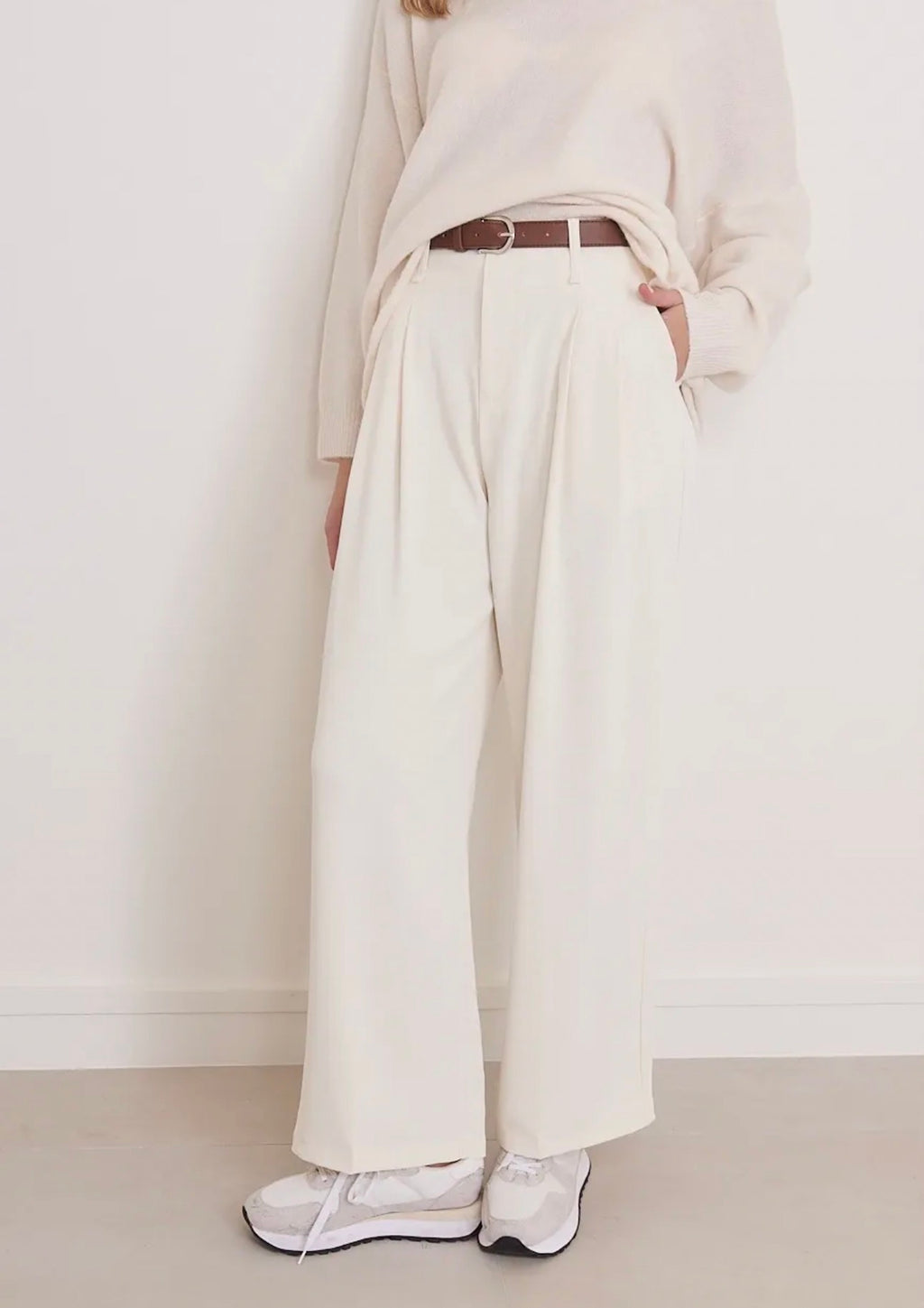 White pantalon Jerry