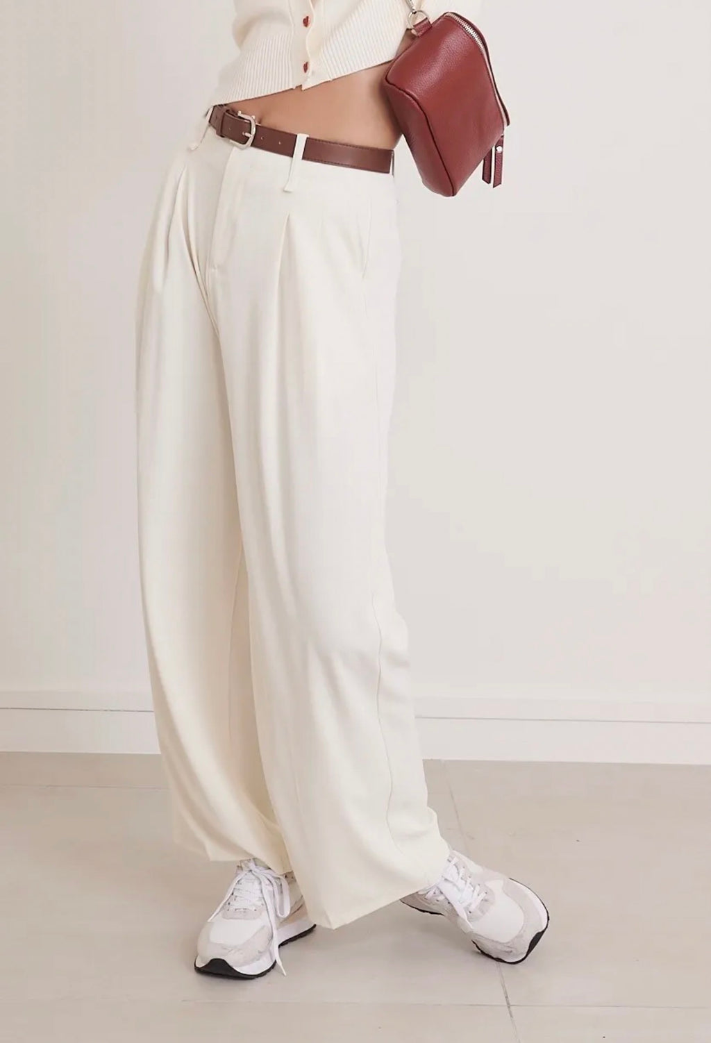 White pantalon Jerry