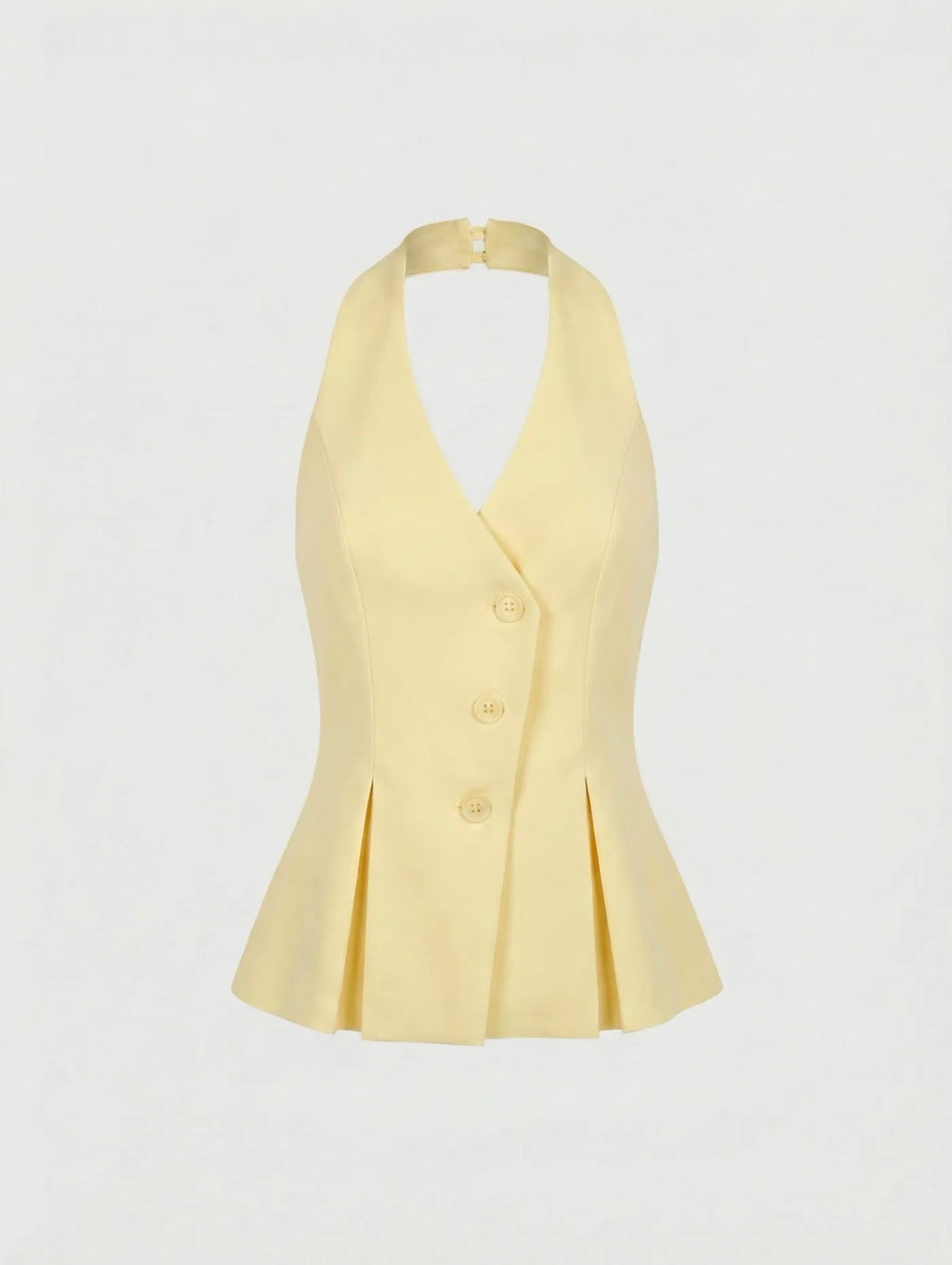 Yellow halter top