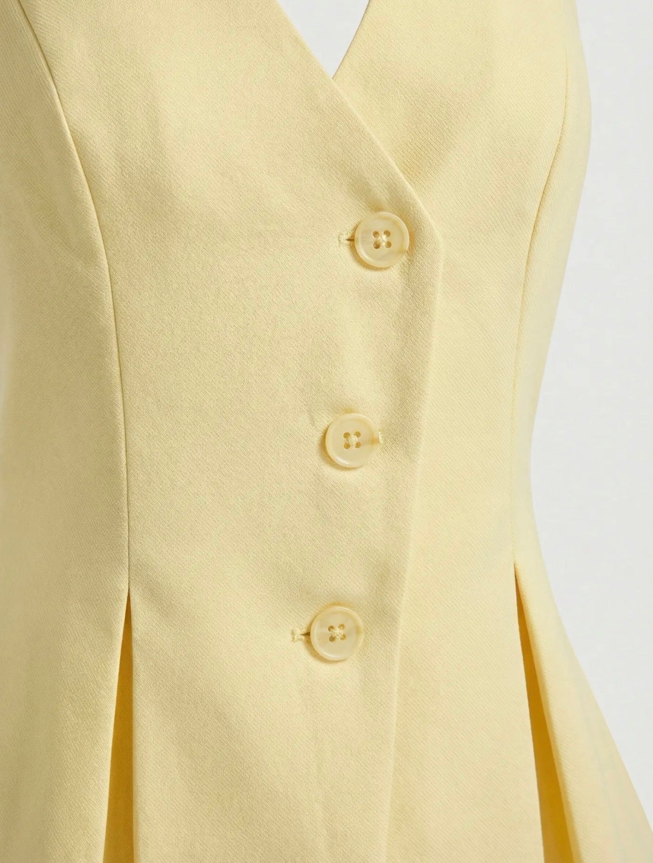 Yellow halter top