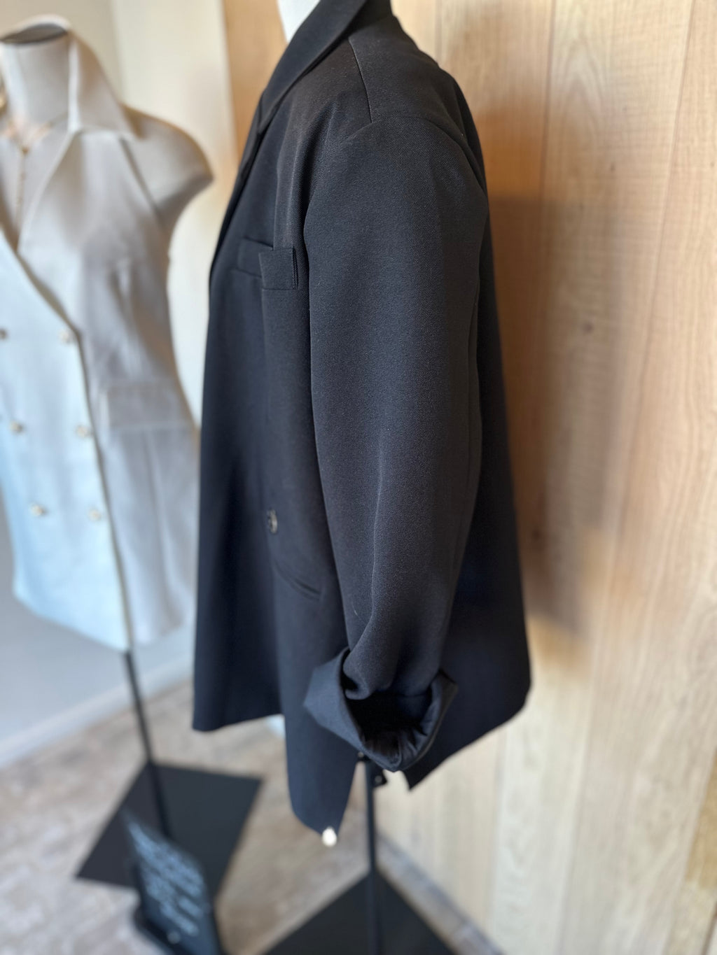 Black oversized blazer