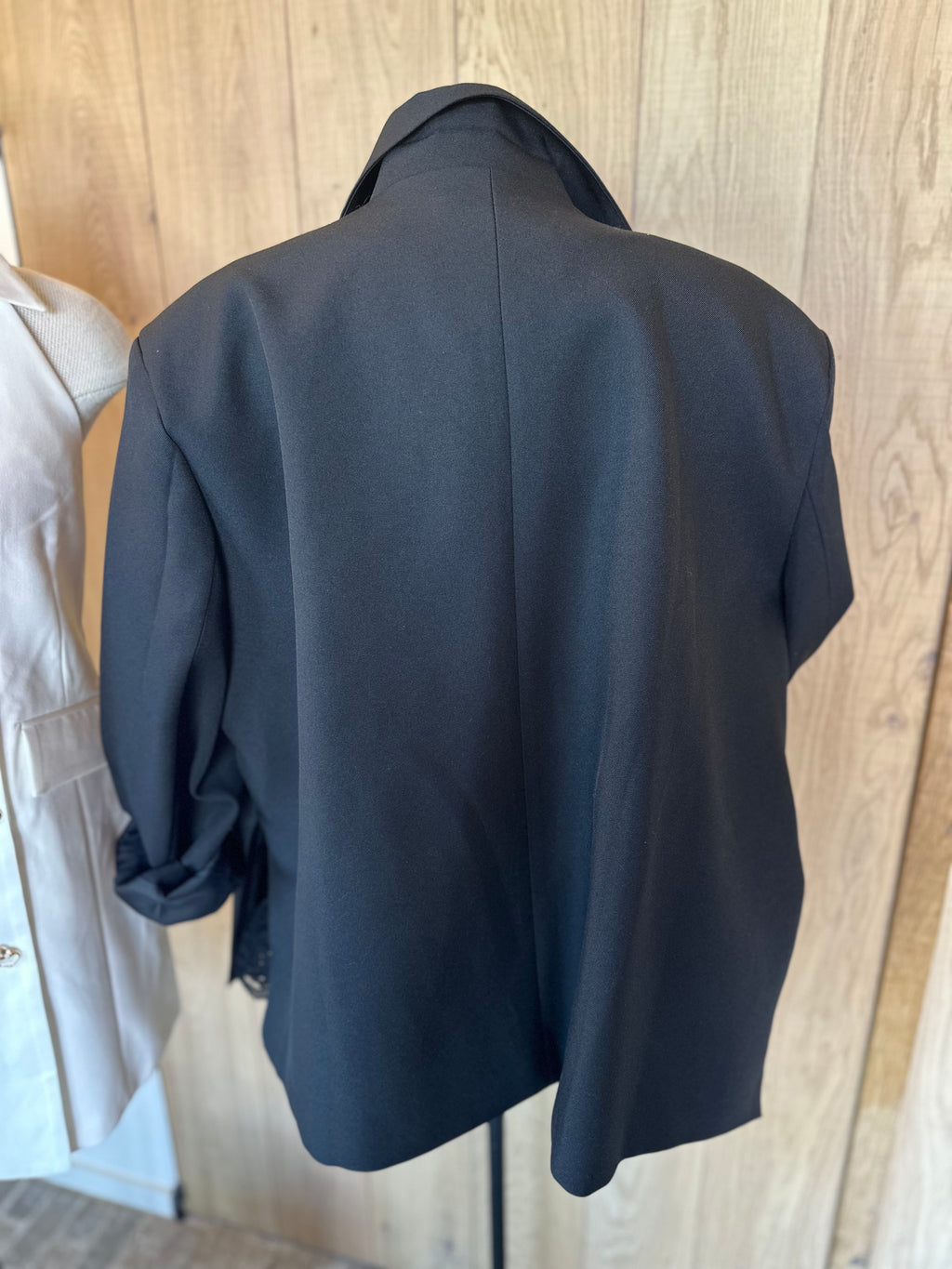 Black oversized blazer