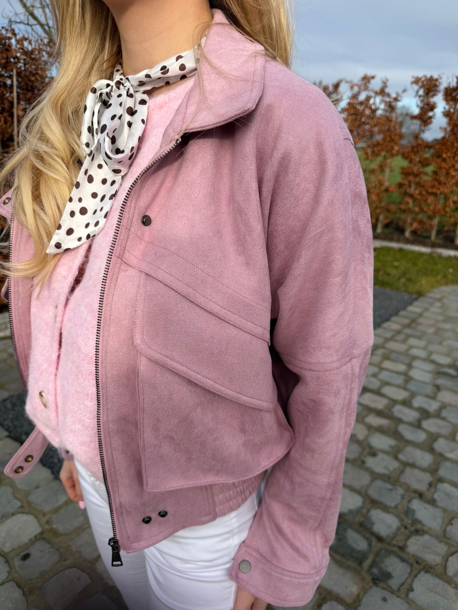 Powder rose jacket