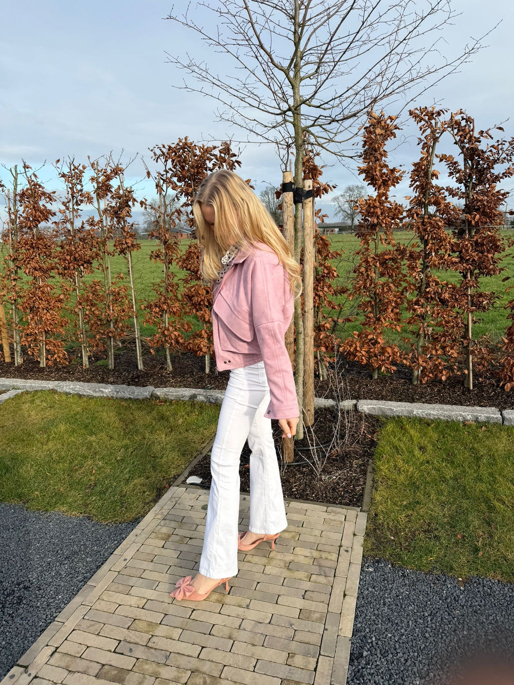 Powder rose jacket