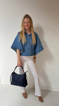 Gigi blouse en demim