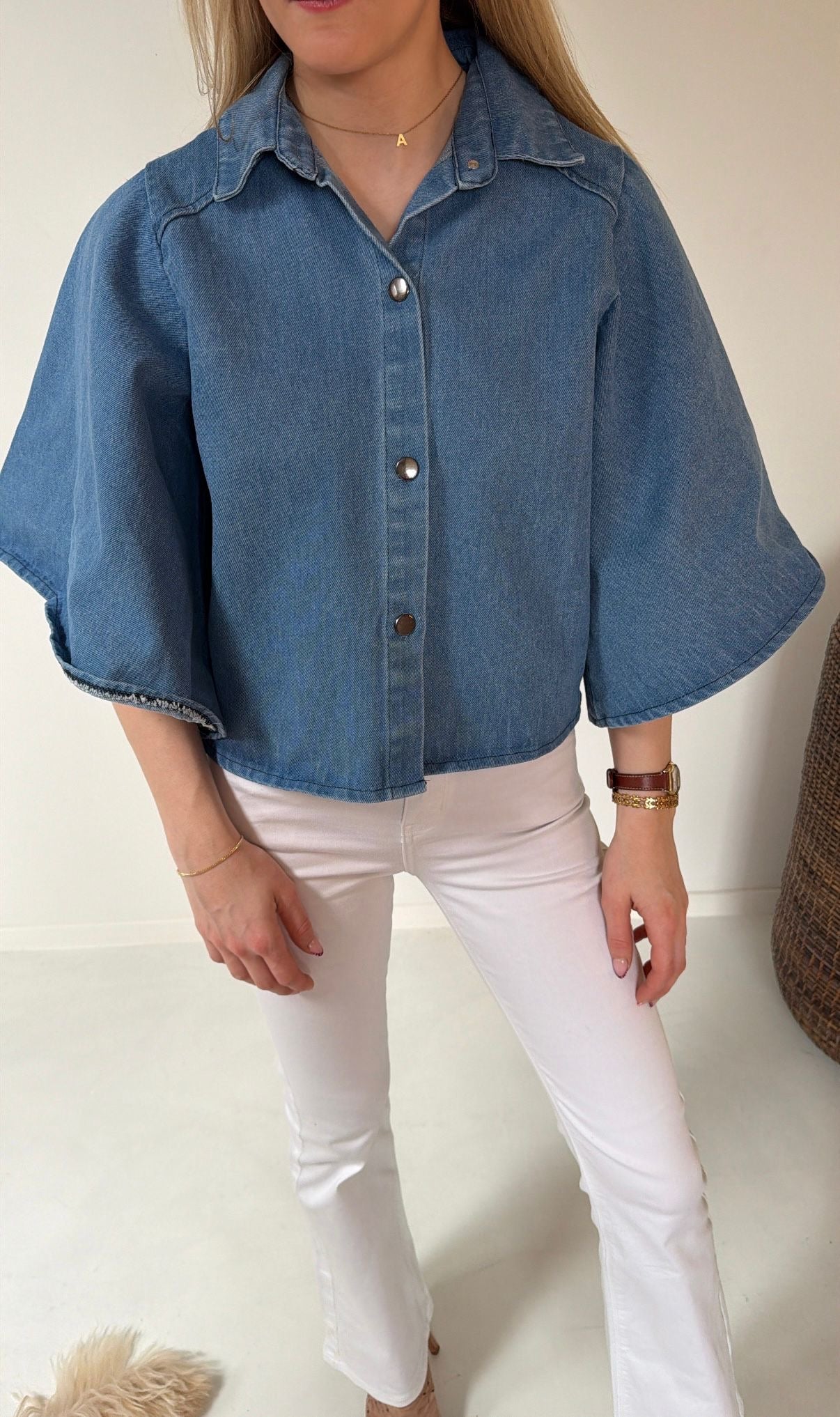 Gigi blouse en demim